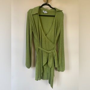 PRINCESS POLLY GREEN “PARTY TIME MINI DRESS” IN SIZE US 4